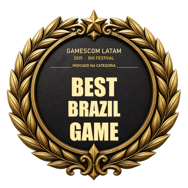 Indicado a Best Brazil Game na Gamescom Latam 2025 (BIG Festival)