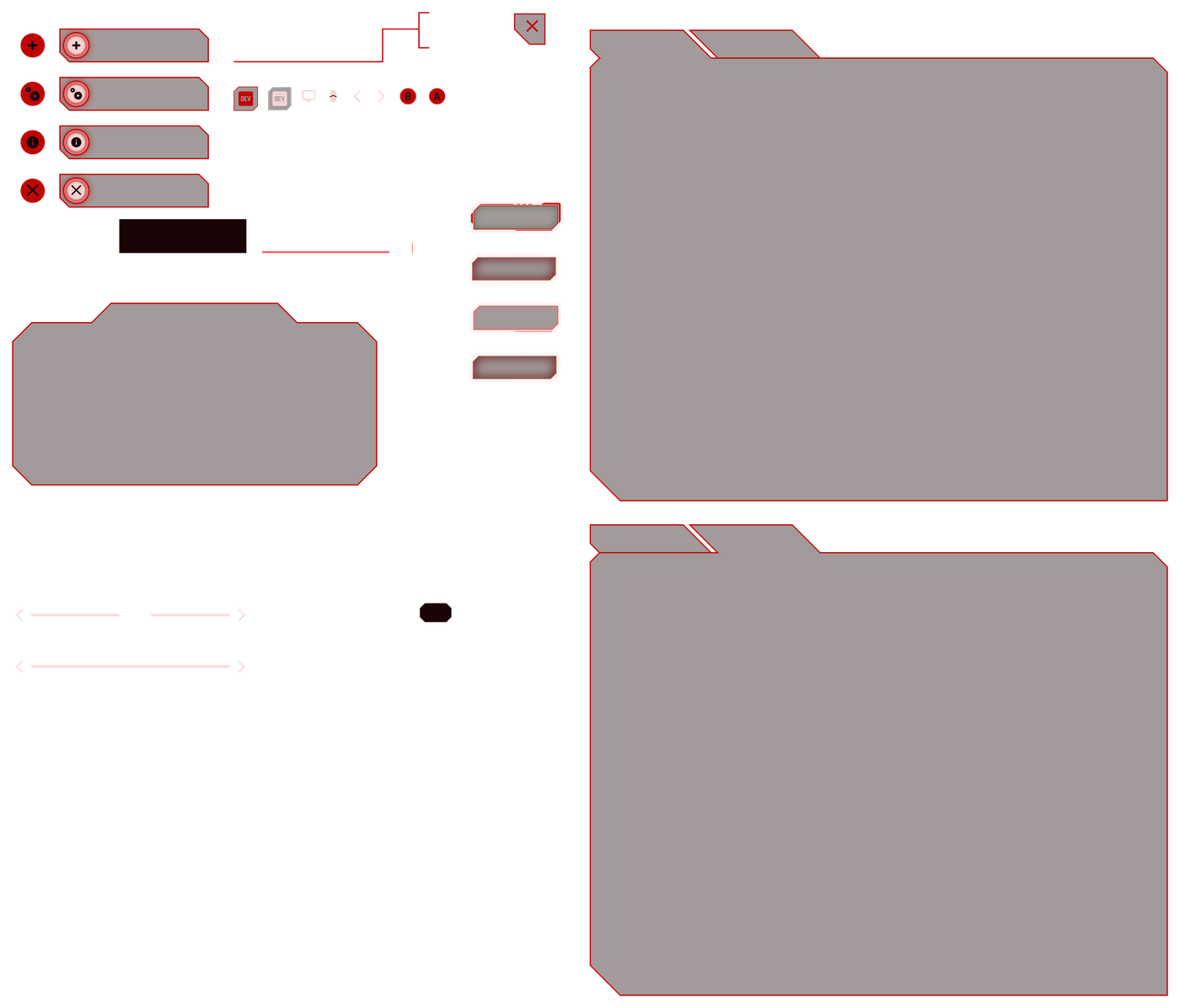 HUD: menu principal